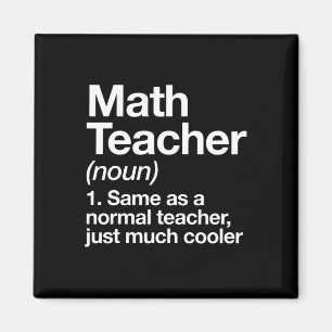 Imán Definición de profesor de matemáticas divertida By