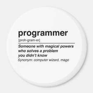 Imán Definición de programador