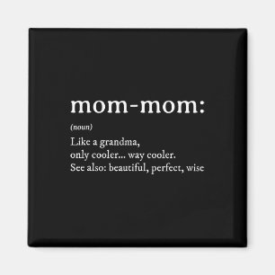 Imán Definición de regalo de mamá Día de la Madre de ma