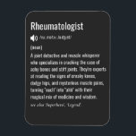 Imán Definición de reumatólogo<br><div class="desc">Clásica definición de reumatólogo para que todos los superreumatólogos aprecien su trabajo,  les hagan sonreír en su cumpleaños,  navidades,  día del padre,  día de la madre,  día de gracias o cualquier otra ocasión. Para los entusiastas de la reumatología</div>