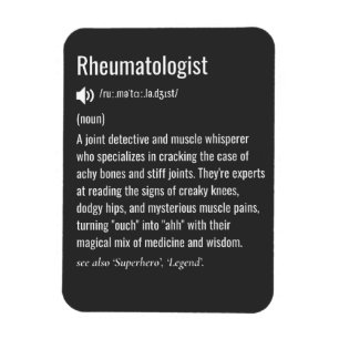 Imán Definición de reumatólogo