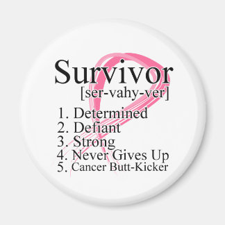 Imán Definición de superviviente - Cáncer de Mama