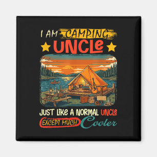 Imán Definición de tío camping mucho más genial día del