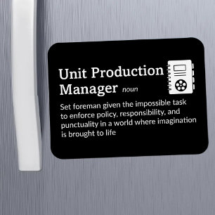 Imán Definición de UPM - Film Crew 3" x 4" Flex