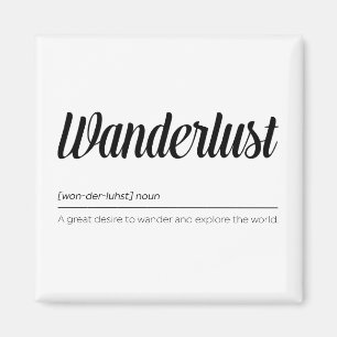 Imán Definición de Wanderlust