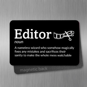 Imán Definición del editor: Film Crew Flex de 4" x 6"