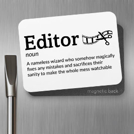 Imán Definición del editor: Movie Magic 3" x 4" Flex