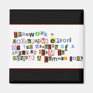 Imán Definición del trabajo en equipo