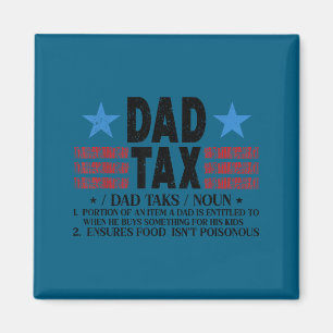 Imán Definición divertida de impuesto de papá diseño de
