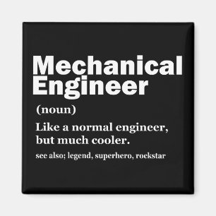Imán Definición divertida de ingeniero mecánico ingenie