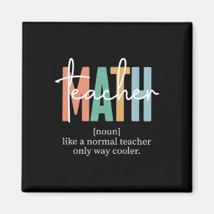 Imán Definición divertida de profesor de matemáticas pa