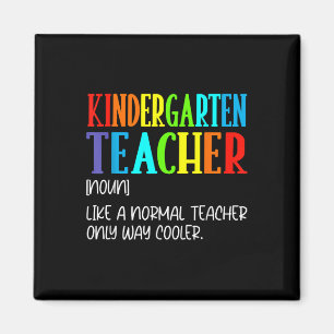 Imán Definición Divertida para Maestro de Kinder al Reg