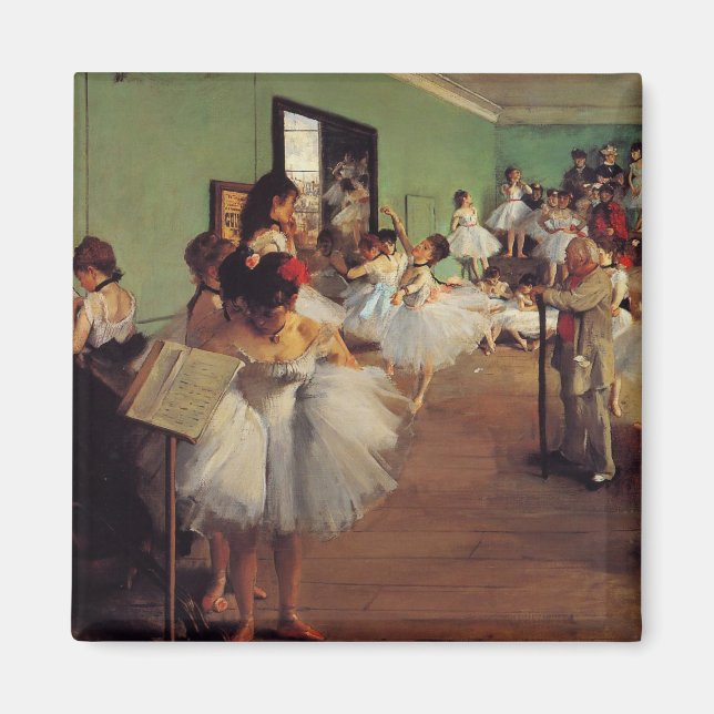 Imán Degas: La clase de danza, 1874 (Frente)