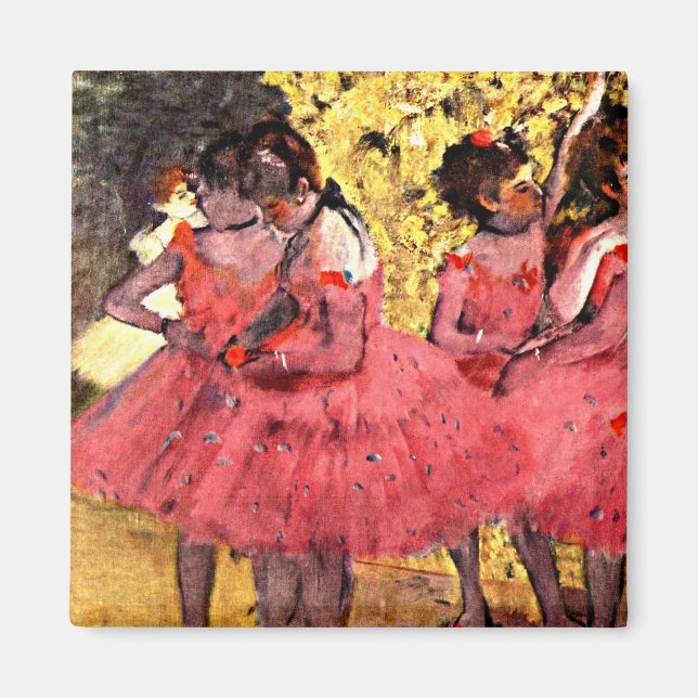 Imán Degas - Los bailarines rosados (Frente)