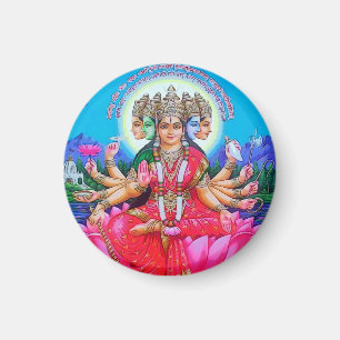 Imán Deidad de Gayatri Devi Veda Mata de la diosa