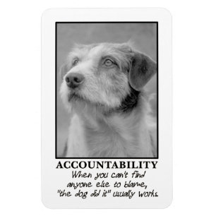 Imán Deja que el perro se haga cargo de tus pedos