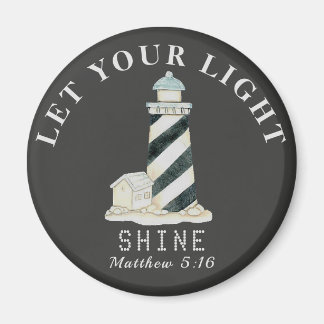 Imán Deja que tu luz brille-Matthew 5 16