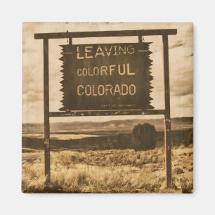Imán dejar colorido colorado