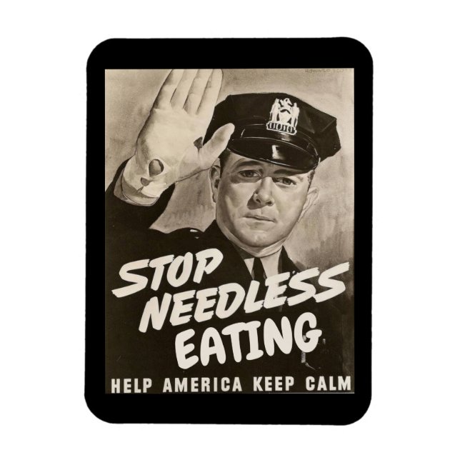 Imán Dejar de comer (Vertical)