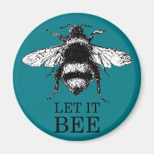 Dejar Que La Naturaleza Vintage Bumble Bee