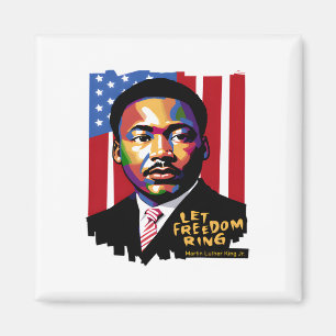 Imán Dejar que suene la libertad, cita de MLK, historia
