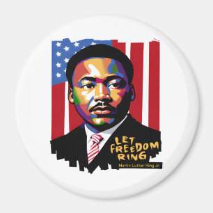 Imán Dejar que suene la libertad, cita de MLK, historia