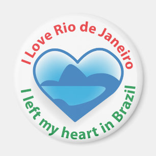 Imán Dejé mi corazón en Brasil - Amo Río de Janeiro