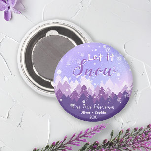 Imán Dejemos que nieve, nieve, la nieve, la navidad