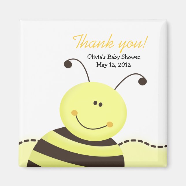 Imán Dejemos que se fastidie el Baby Shower Favnet (Frente)