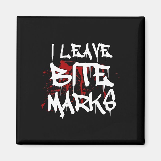 Imán Dejo a Bite Marks Fun Halloween Vampiro Sangre Spl (Frente)