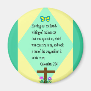 Imán del 2:14 de Colossians