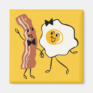 Imán del amante del huevo de N del tocino '