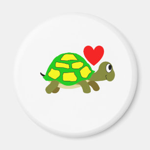 Imán del amor de la tortuga