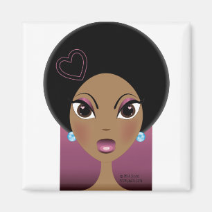 Imán del amor del Afro
