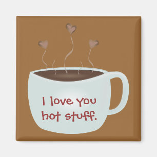 Imán del amor del café