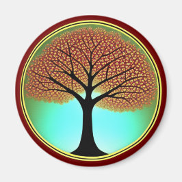 Imán del Árbol de la Vida del Otoño
