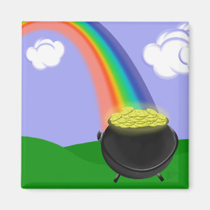 Imán del arco iris y de la mina de oro