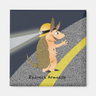 Imán del armadillo del campesino sureño
