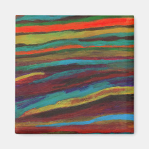 Imán del arte abstracto de la tapicería #3