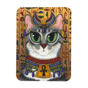Imán del arte de Bastet del egipcio del gato de l