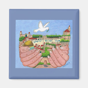 Imán del arte de Jerusalén