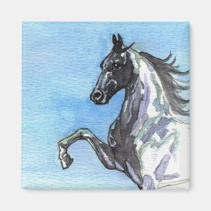 Imán del arte del caballo de Saddlebred