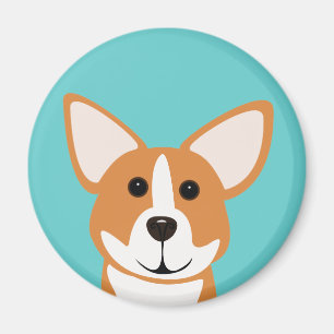 Imán del arte del Corgi