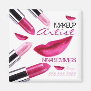 Imán del artista de maquillaje