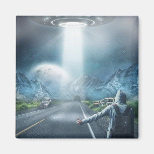 Imán del autostopista del UFO