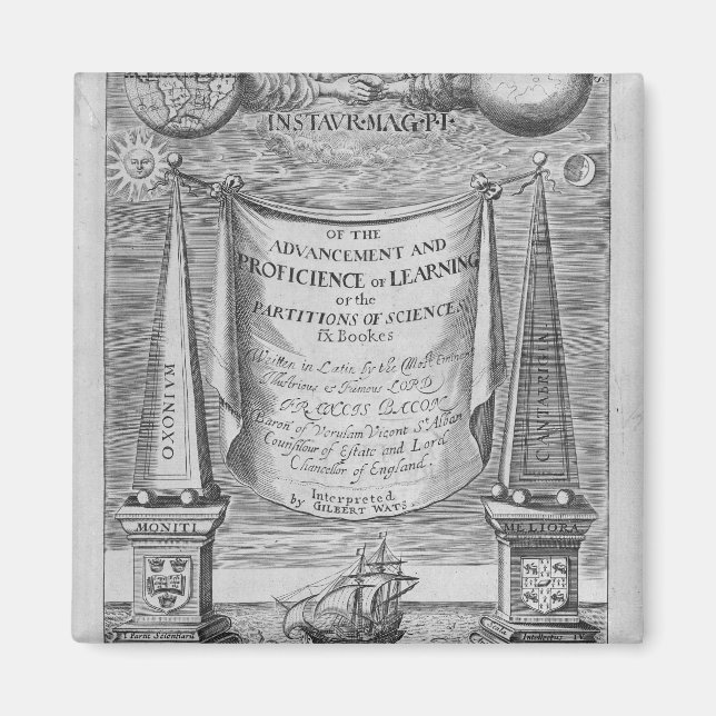 Imán 'Del avance y la competencia del aprendizaje' (Frente)