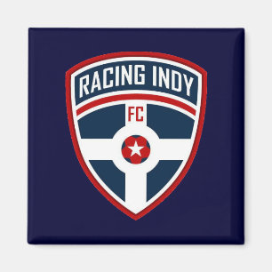 Imán del azul de Indy de las Carreras