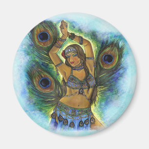 Imán del bailarín del pavo real