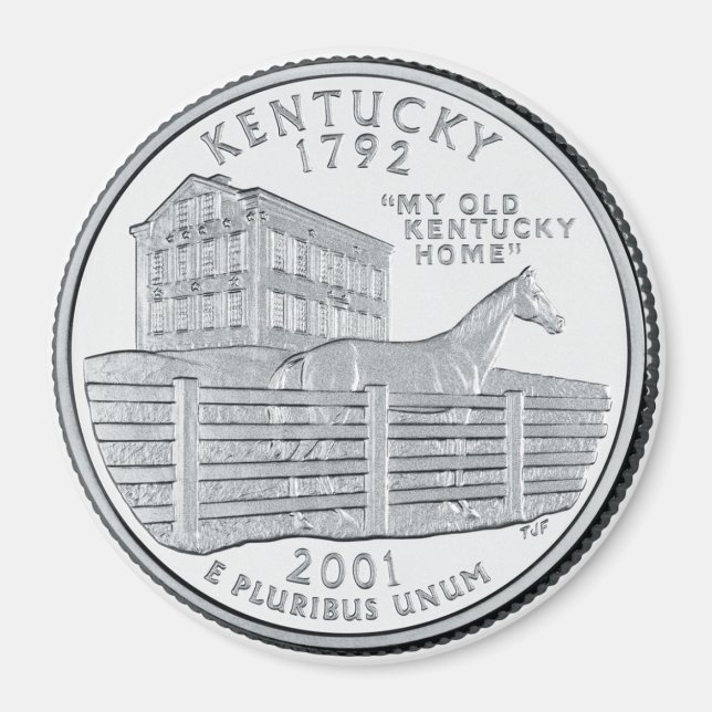 imán del barrio estatal de Kentucky en 2001 (Frente)