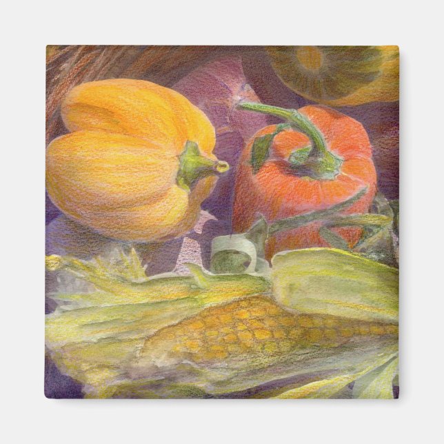 Imán del Bella Artes de vida residual de otoño (Frente)